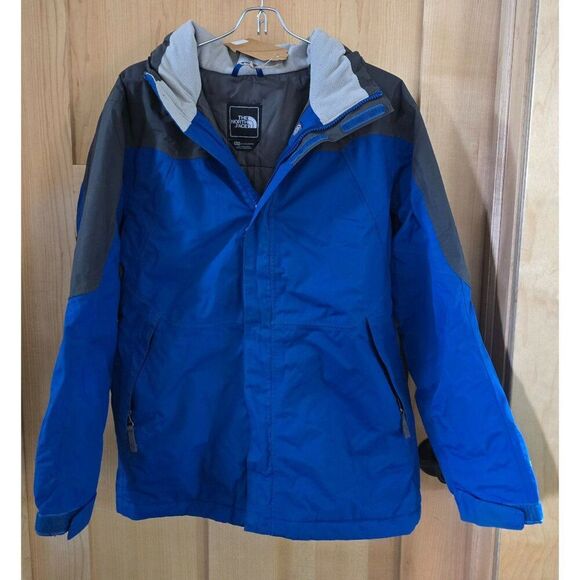 The North Face Boy Blue & Gray Jacket XL/16 winter skiing snowboarding warm snow - Picture 1 of 9